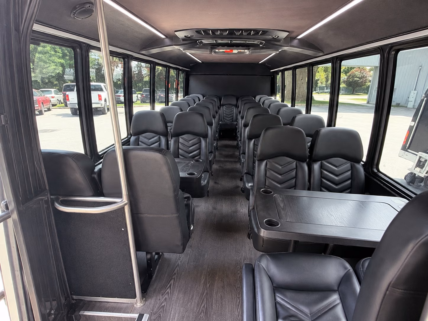 kettering 18 passenger minibus inside