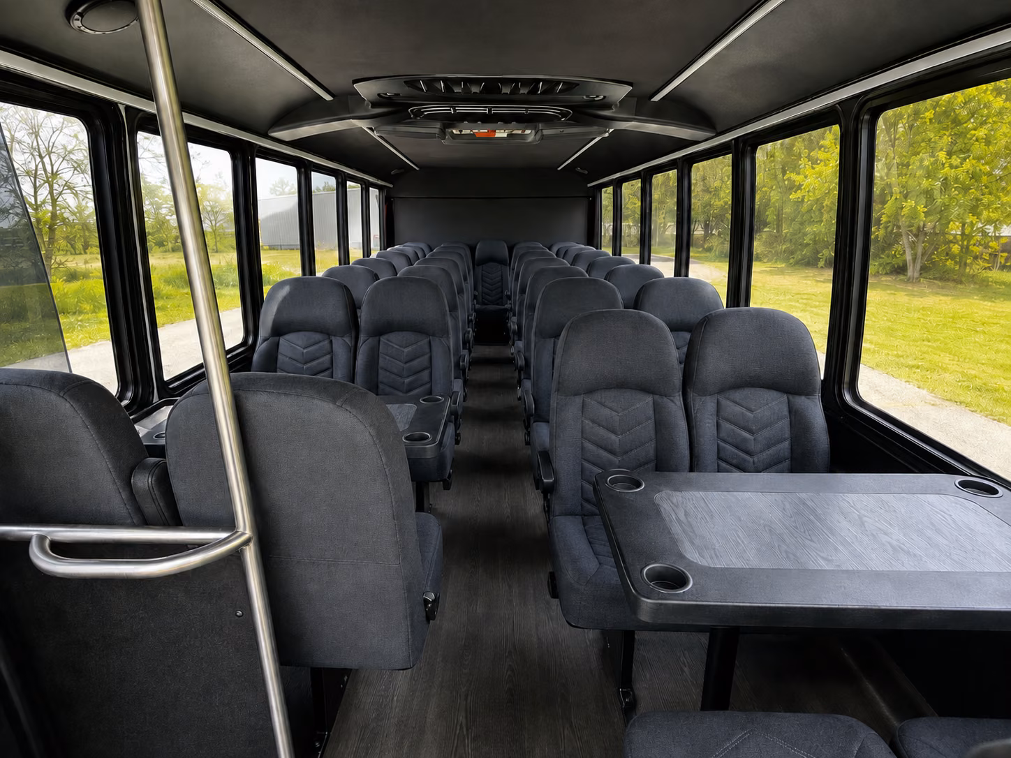 kettering 20 passenger minibus interior