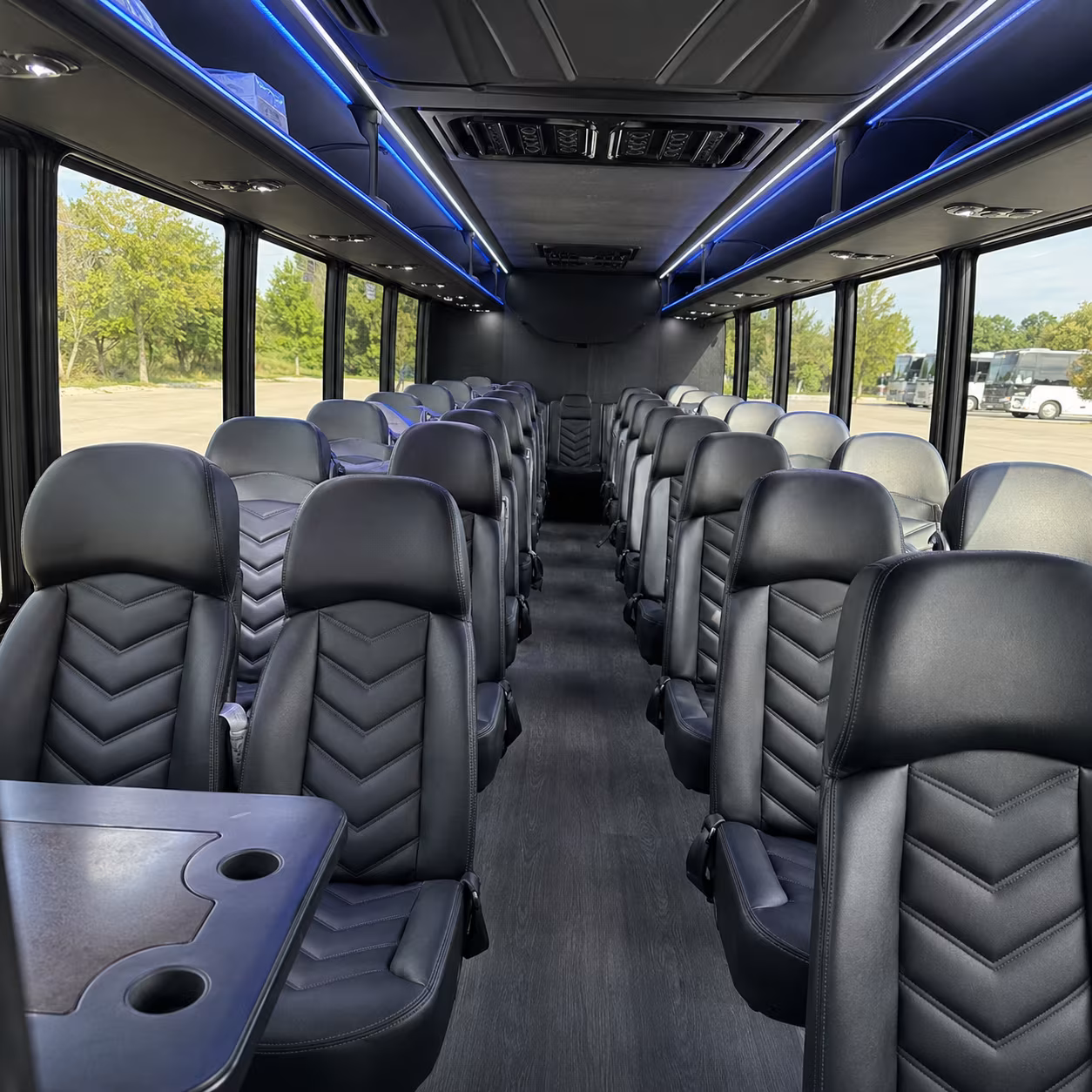 kettering 30 passenger minibus interior