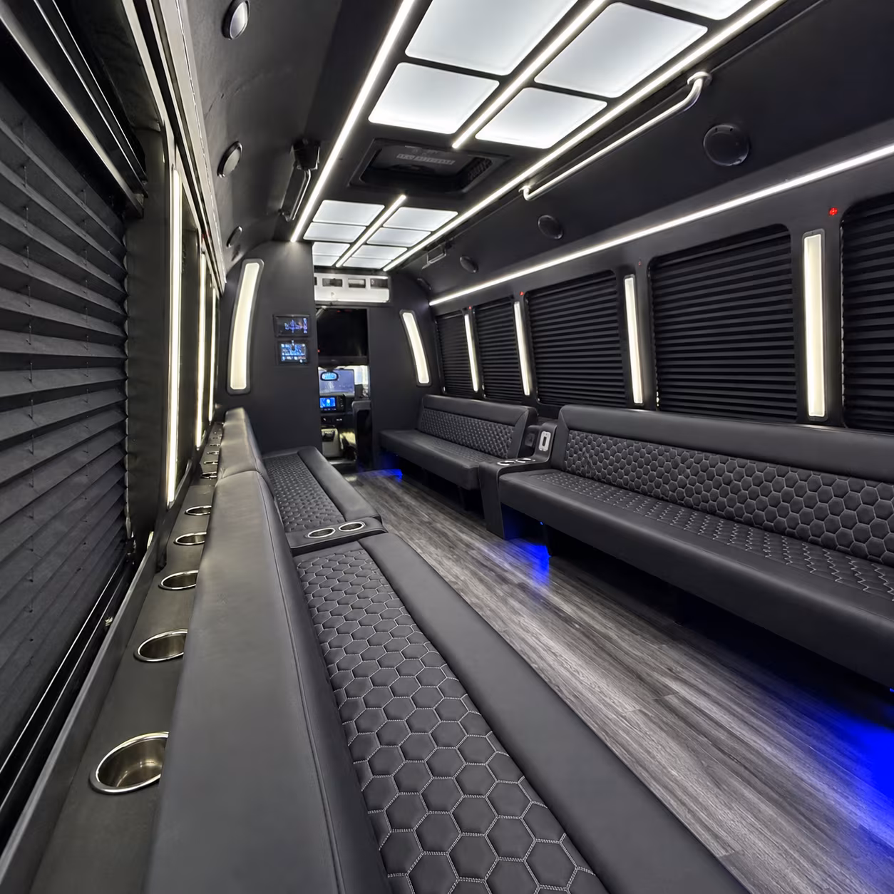 kettering party bus rental interior